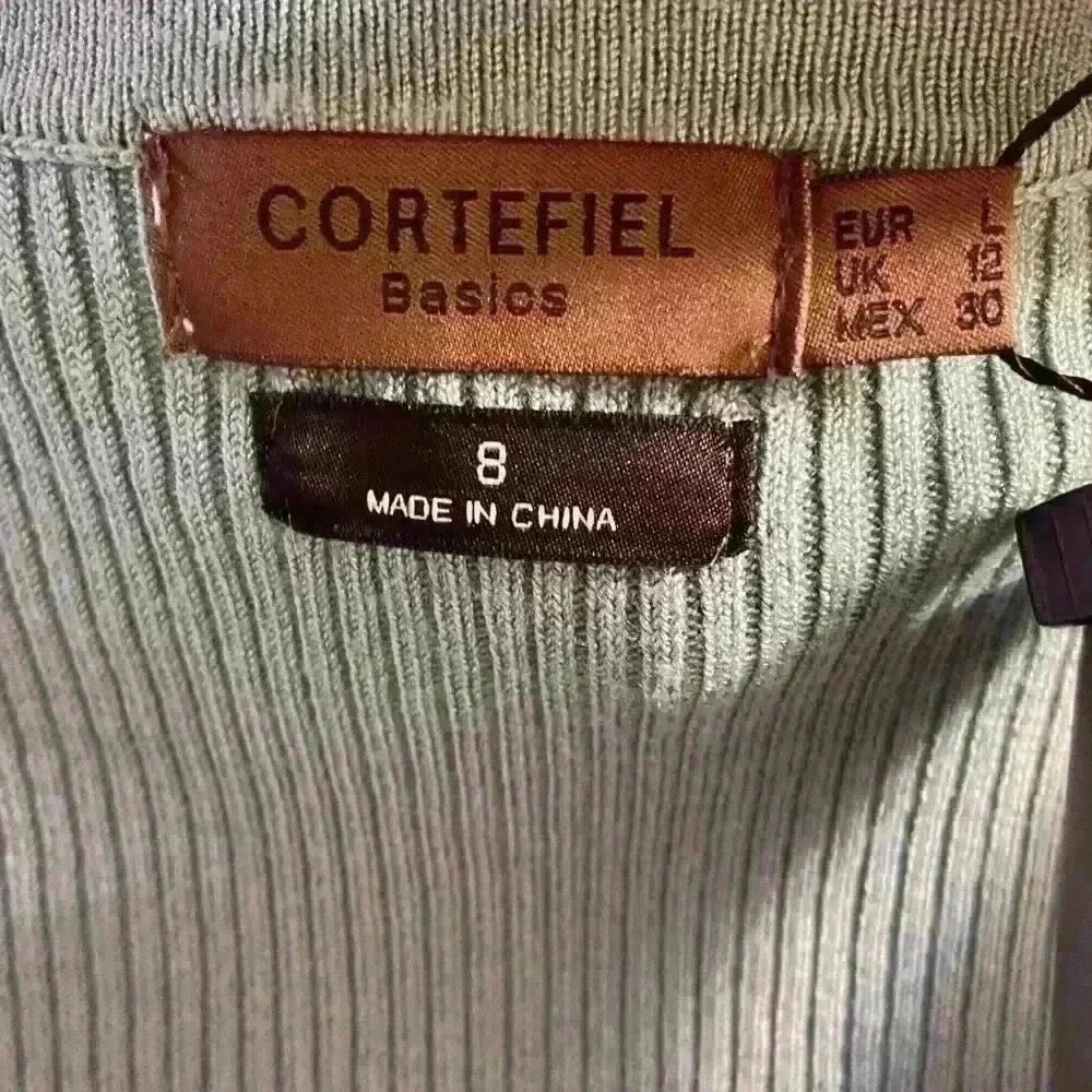 Cortefiel‎ cardigan sweater button front academia double pockets. Sz 8. NWT